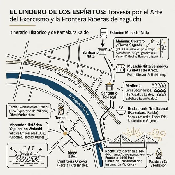 El Lindero de los Espíritus_ Travesía por el Arte del Exorcismo y la Frontera Riberas de Yaguchi