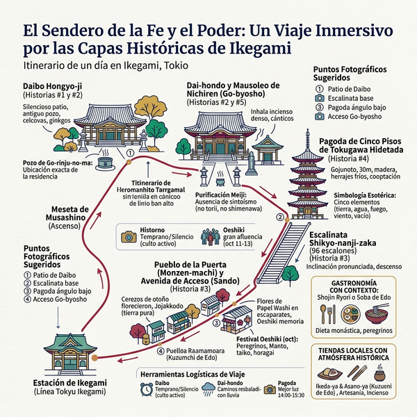 El Sendero de la Fe y el Poder_ Un Viaje Inmersivo por las Capas Históricas de Ikegami