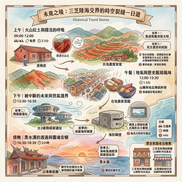 未竟之境：三芝陸海交界的時空裂縫一日遊