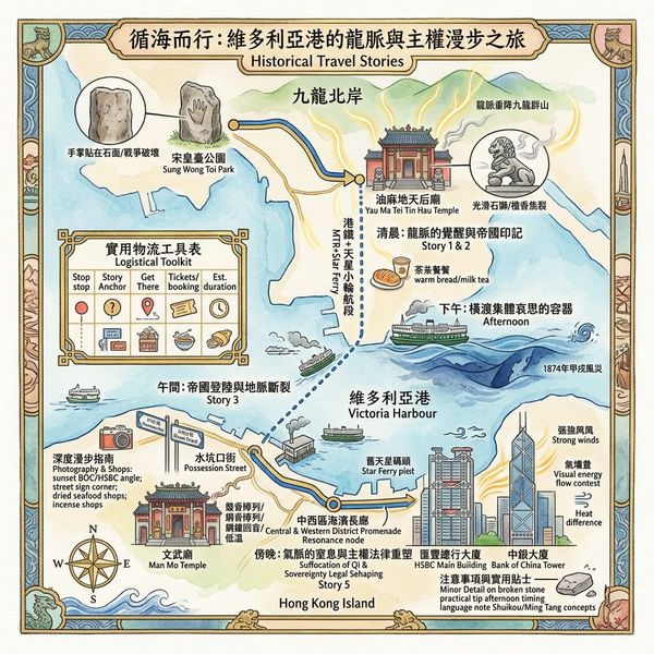 循海而行：維多利亞港的龍脈與主權漫步之旅