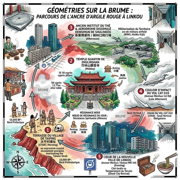 Itinéraire d'une journée dans le district de Linkou, ville de Nouveau Taipei