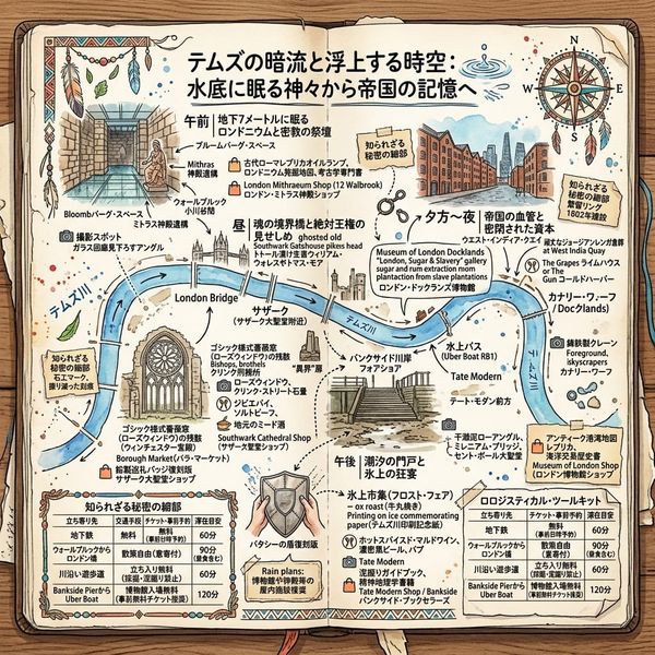 テムズ川 ― 月日の過客と三千年の夢の跡：ロンドンの境界の川を旅する