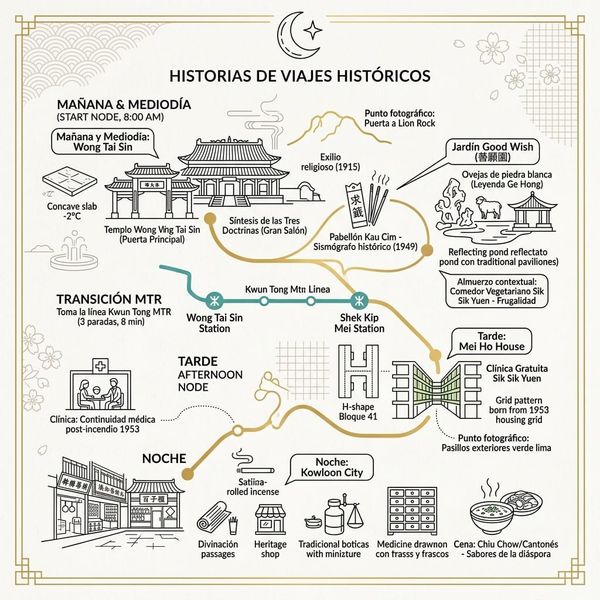 El santuario del dios exiliado_ Ruta de un día entre la alquimia, la profecía y el refugio urbano