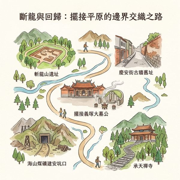 斷龍與回歸：擺接平原的邊界交織之路