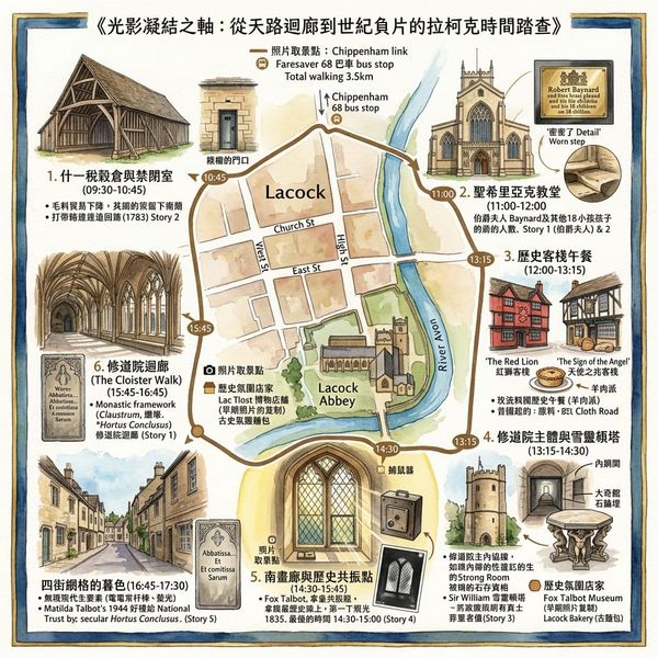 《修道院、光影與停格的時空：拉柯克一一日時間軸旅行》