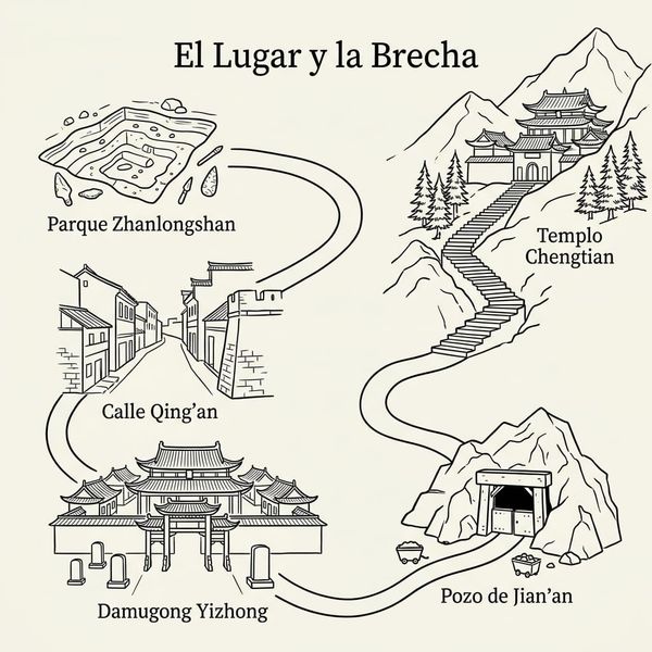 El Lugar y la Brecha_ Una caminata a través de los bordes estratificados de Tucheng