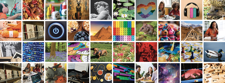 Montage of images showing examples of activities at Oxfordshire libraries