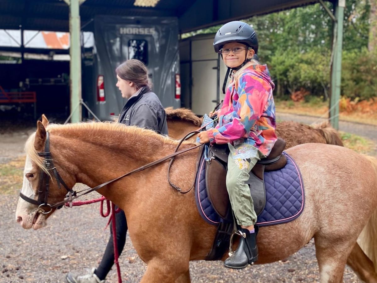 In the saddle