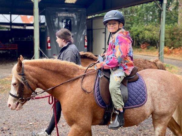 In the saddle