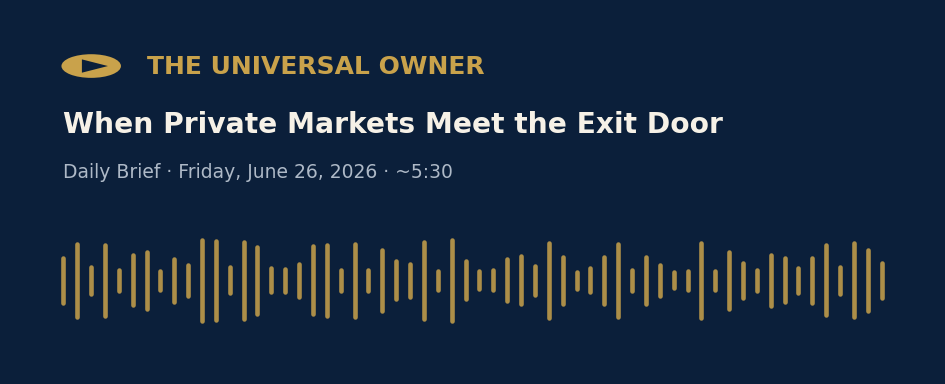 Listen to The Universal Owner podcast