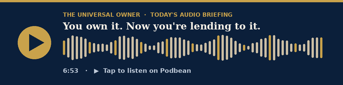 Listen to today's audio briefing on Podbean
