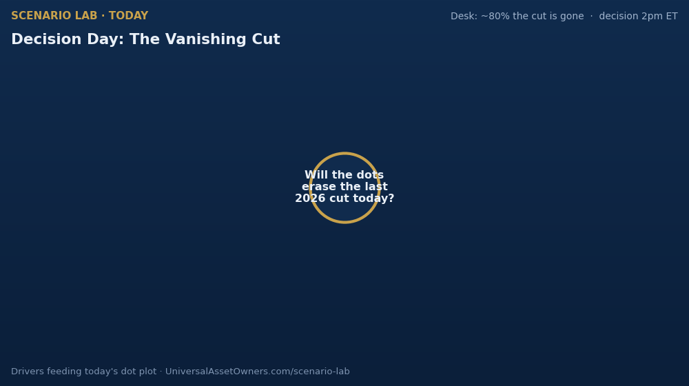 Scenario of the day: Decision Day — The Vanishing Cut.