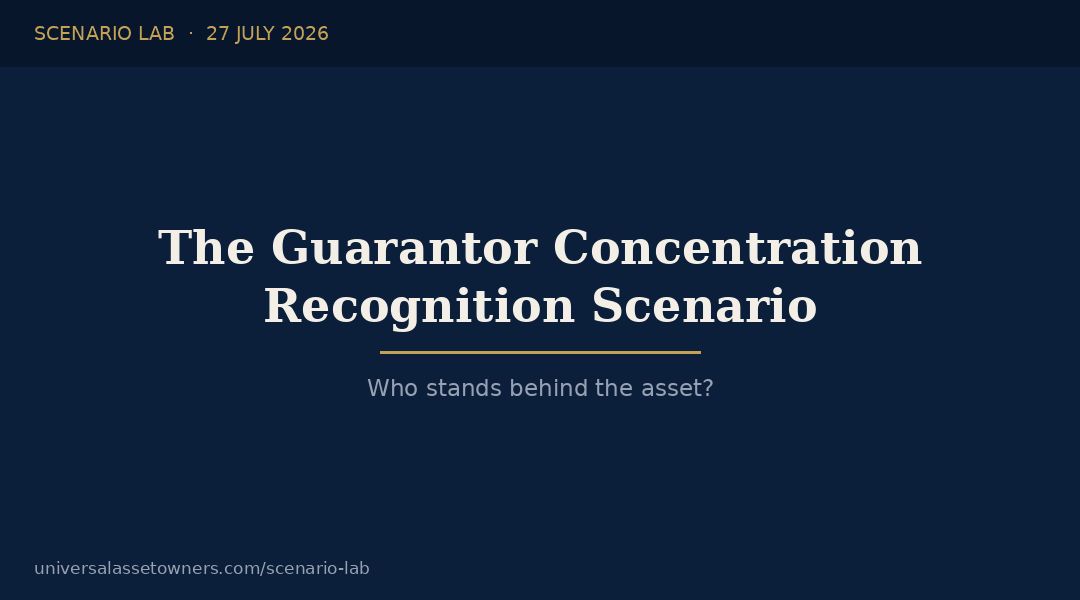 The Guarantor Concentration Recognition Scenario