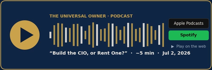 Listen — The Universal Owner podcast