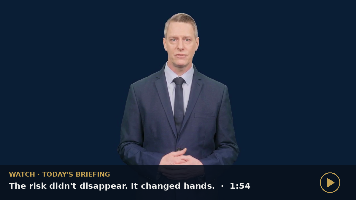 Watch today's briefing video