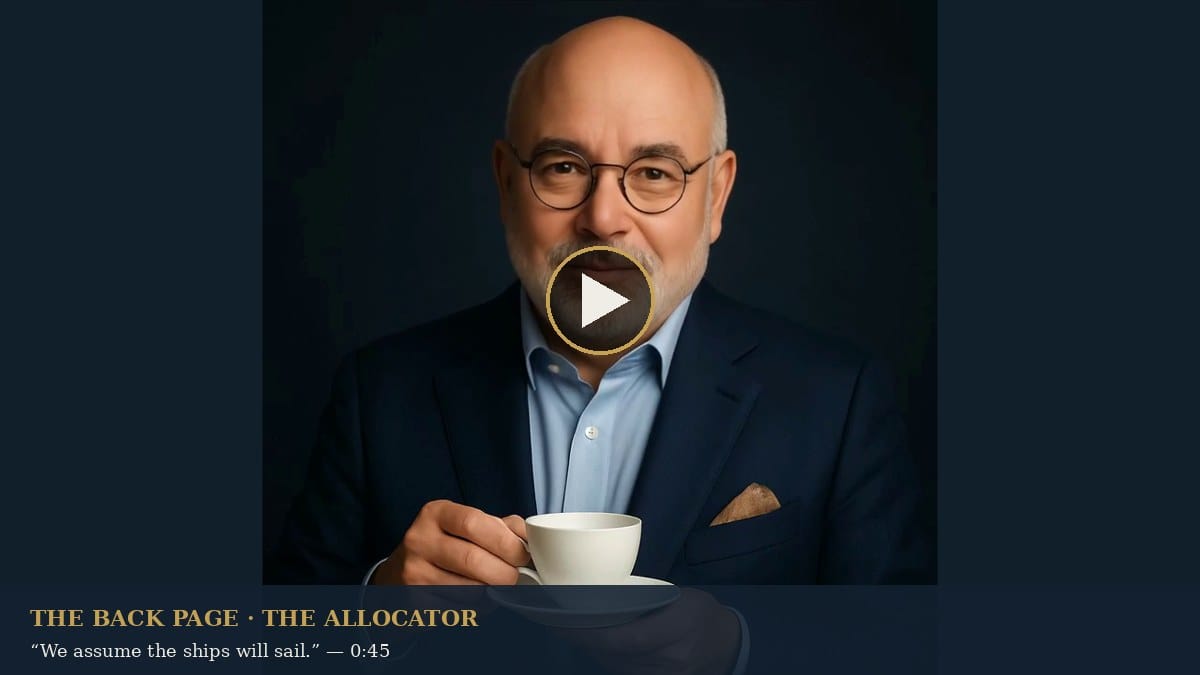 The Back Page — The Allocator