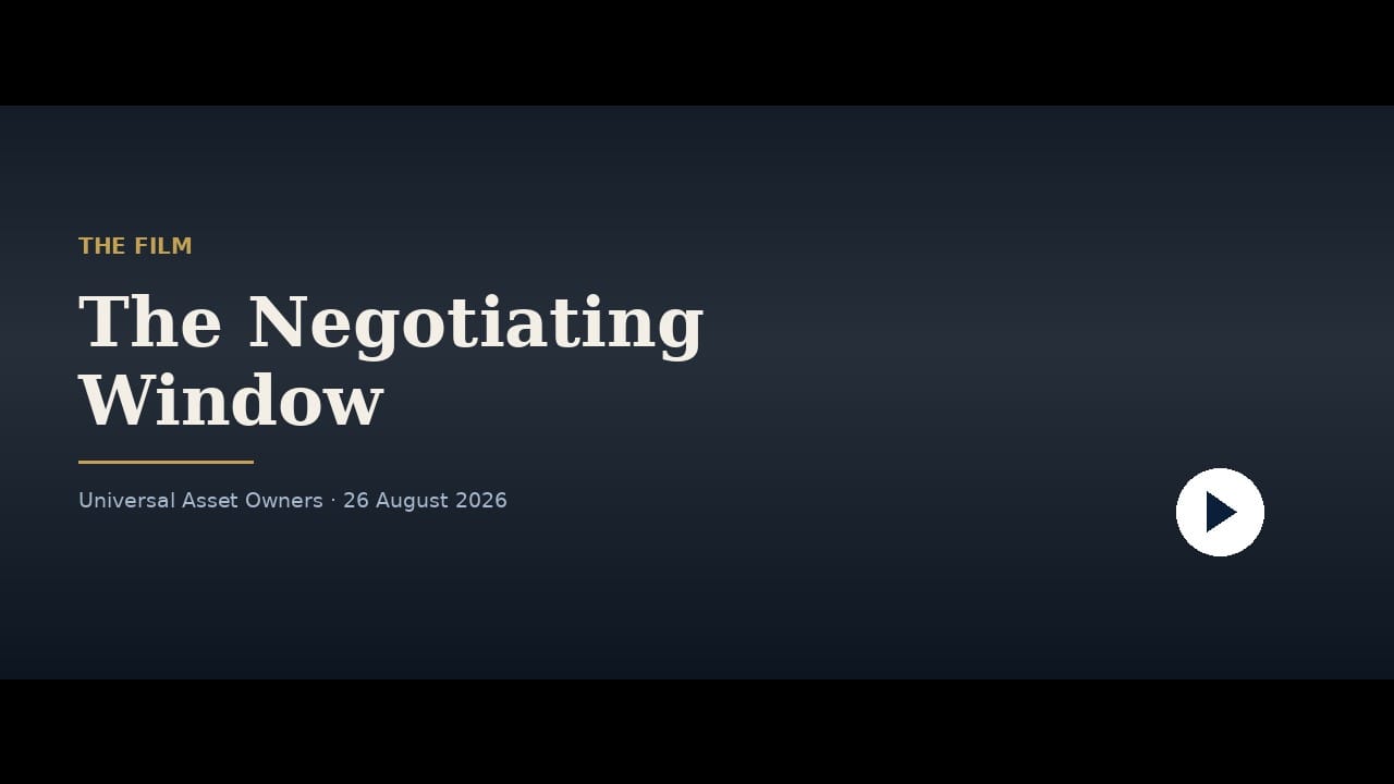The Film: The Negotiating Window
