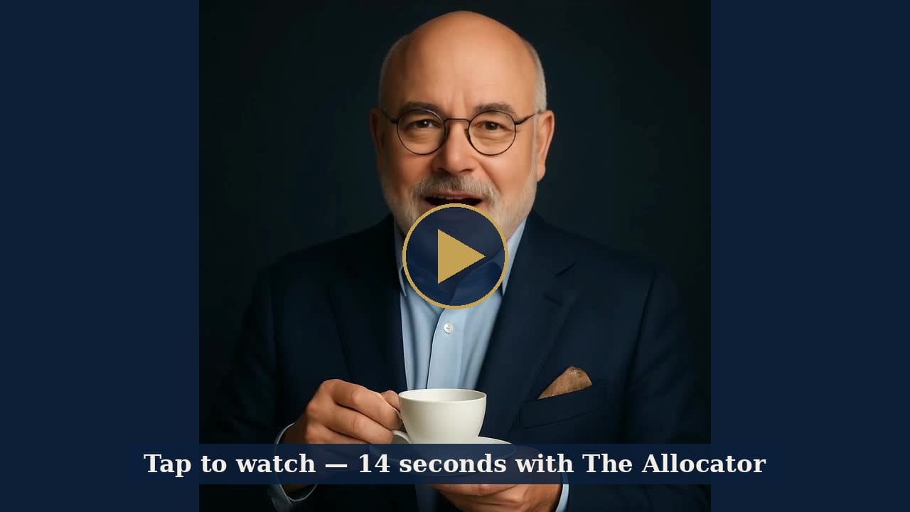 The Allocator &mdash; tap to watch
