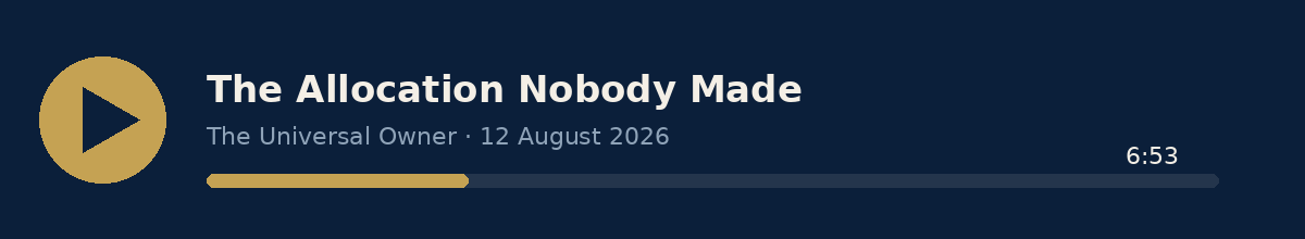 Listen: The Universal Owner &mdash; 12 August 2026, 6:53