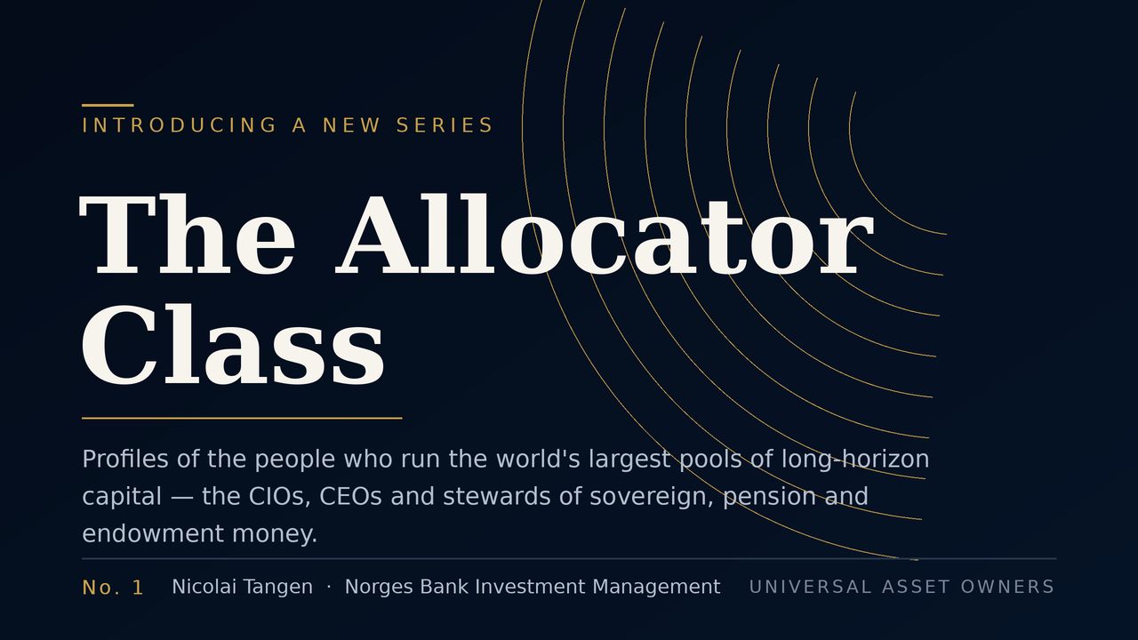 The Allocator Class — Nicolai Tangen