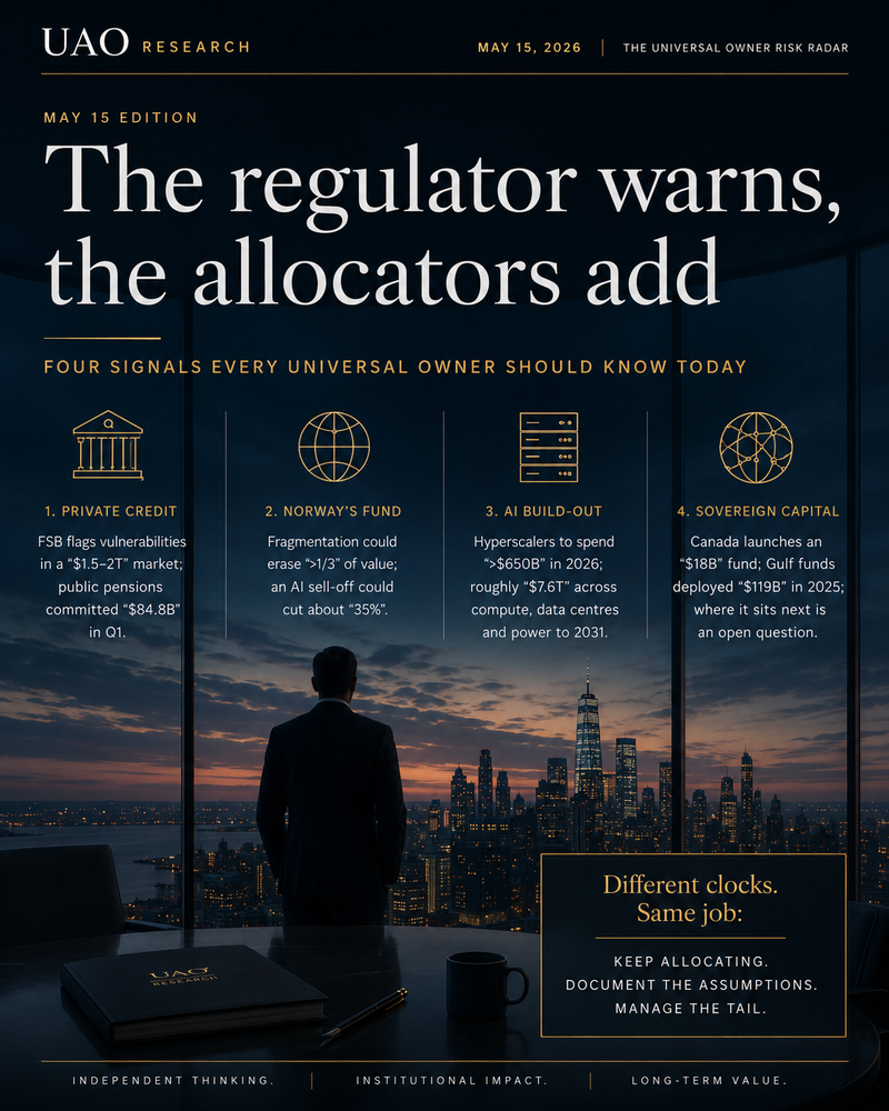 The regulator warns, the allocators add | May 15