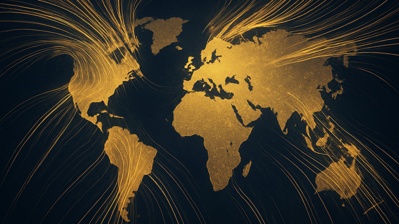 When the world's biggest pools all tilt home at once, who is left to fund the global build-out?