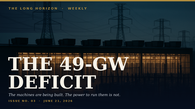 The Long Horizon · Weekly — Issue No. 03 · June 21, 2026