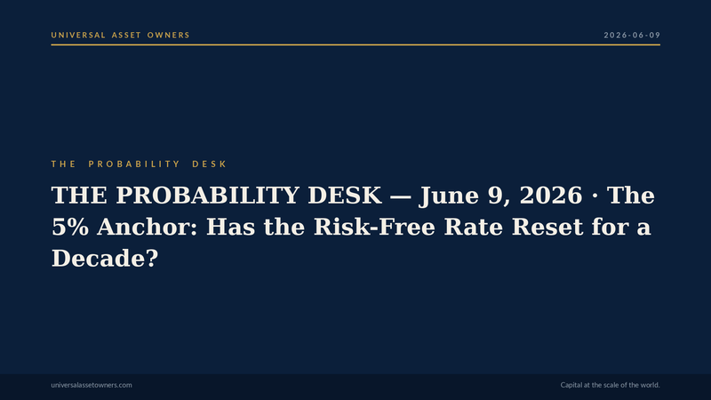The Probability Desk — June 9, 2026: The 5% Anchor