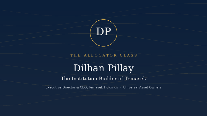 Dilhan Pillay: The Institution Builder of Temasek