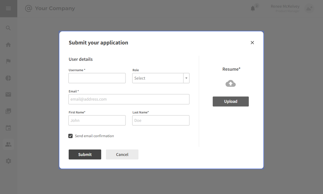 Application Submission