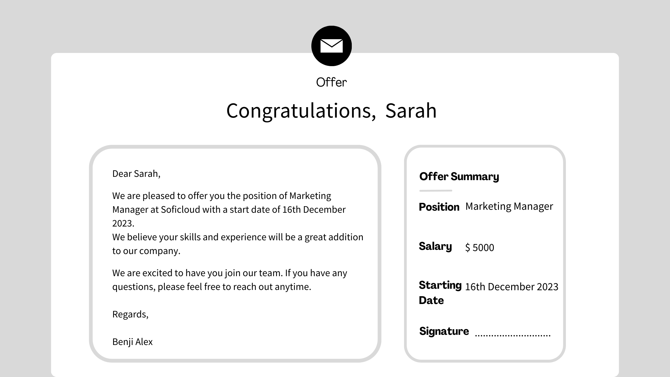 Offer Negotiation