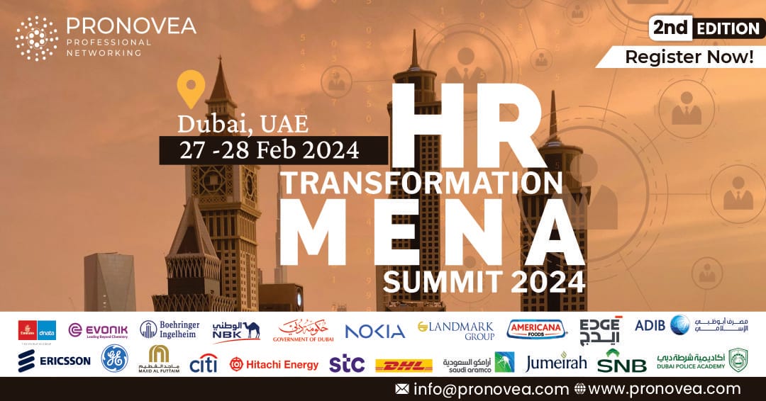 PRONOVEA HR TRANSFORMATION MENA SUMMIT 2024