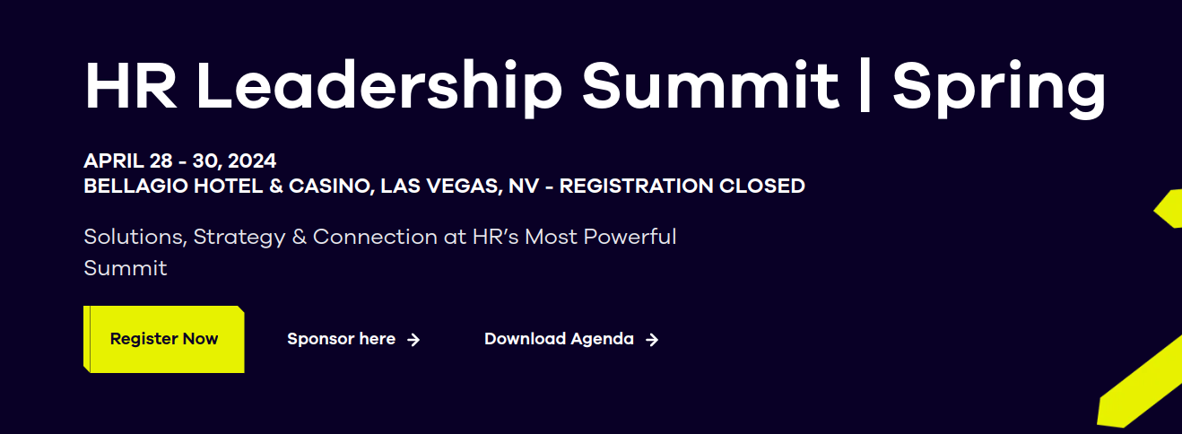 Connect HR Leadership Summit | Spring