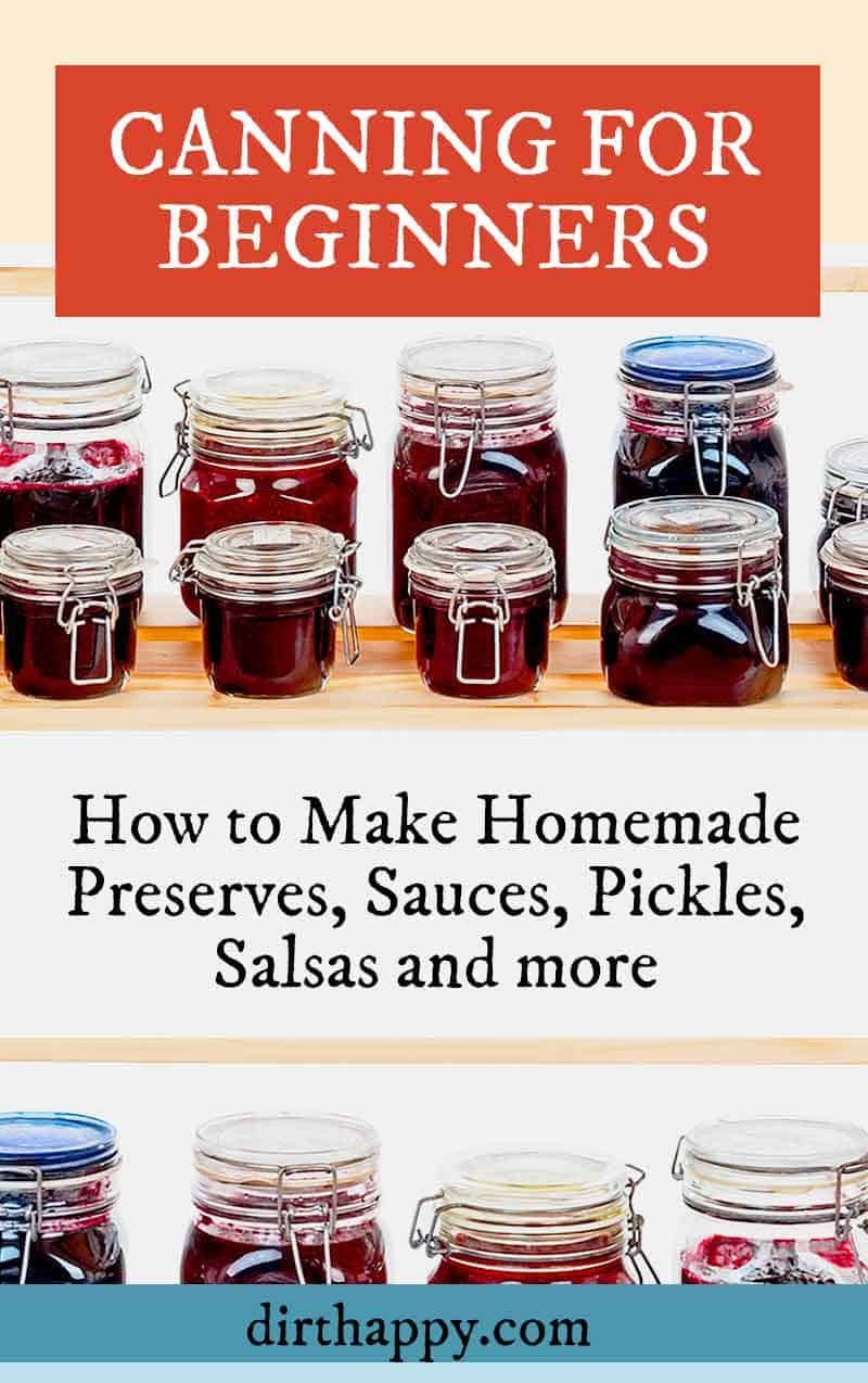 canning for beginners