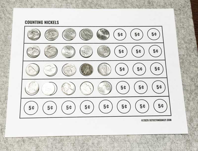 Counting Nickels Worksheet