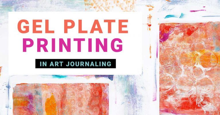 How to Make Gel Plate Prints for Art Journaling