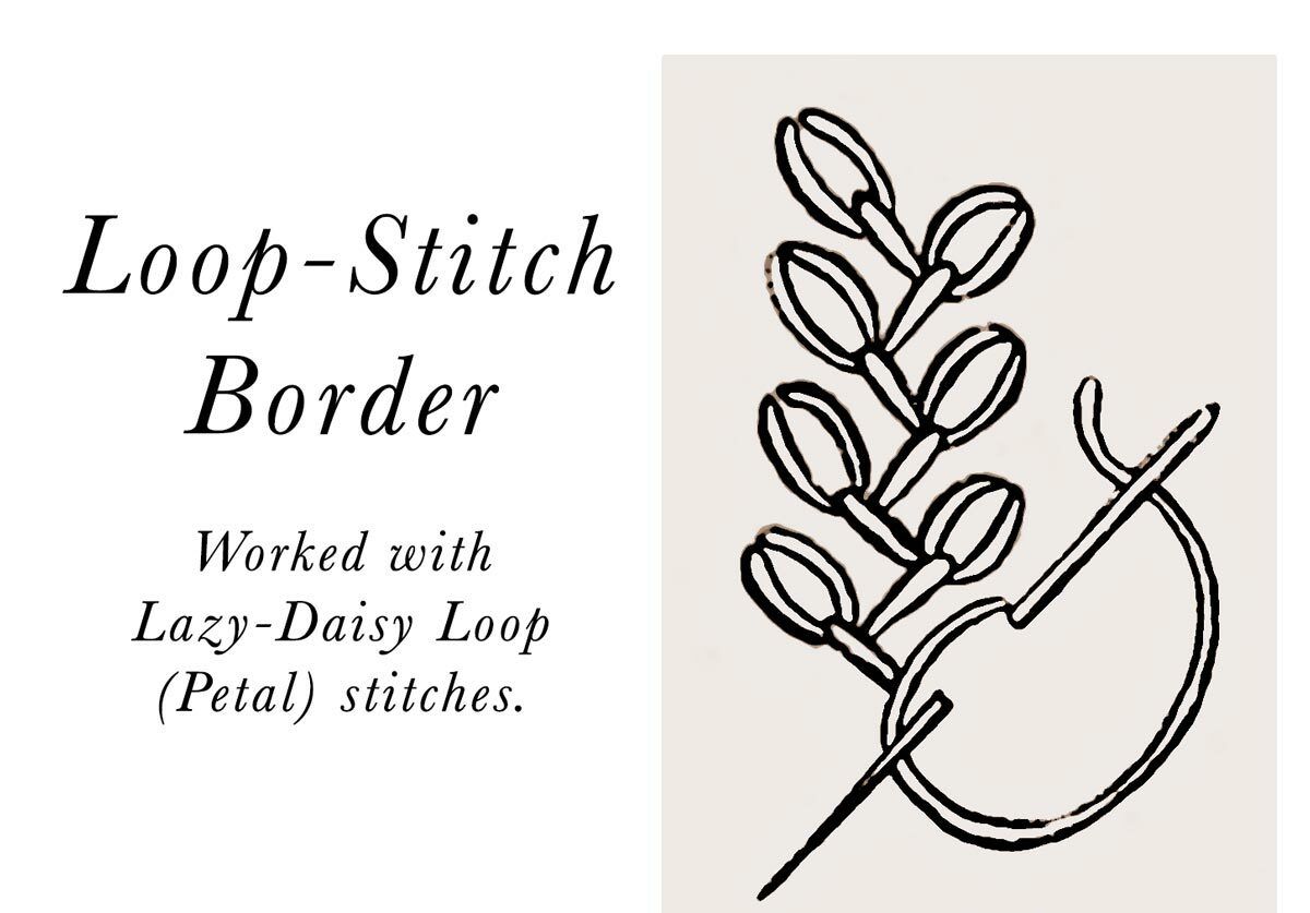 Loop Stitch Border