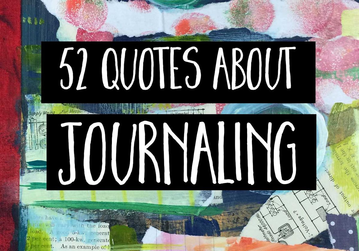 52 quotes about journaling cover image