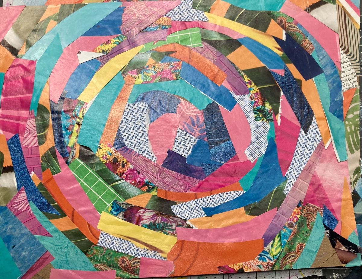 Fun & Easy Spiral Paper Collage