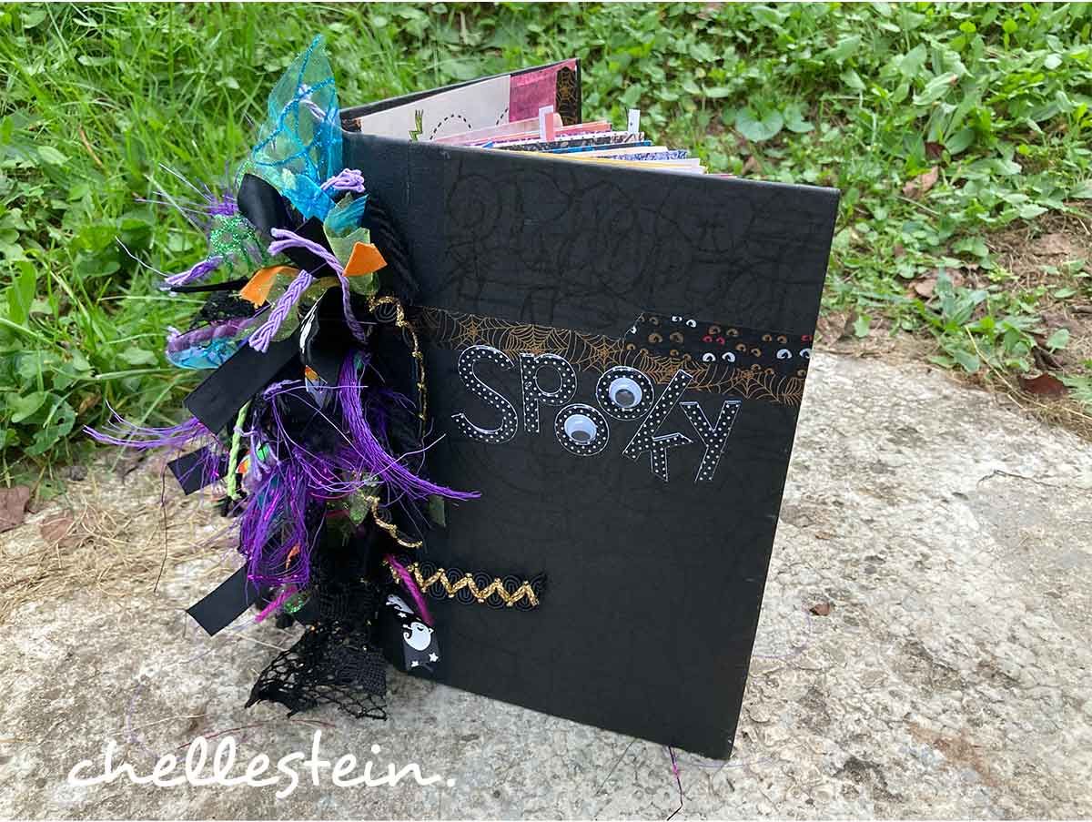 halloween junk journal cover