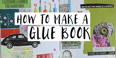how to make a gluebook