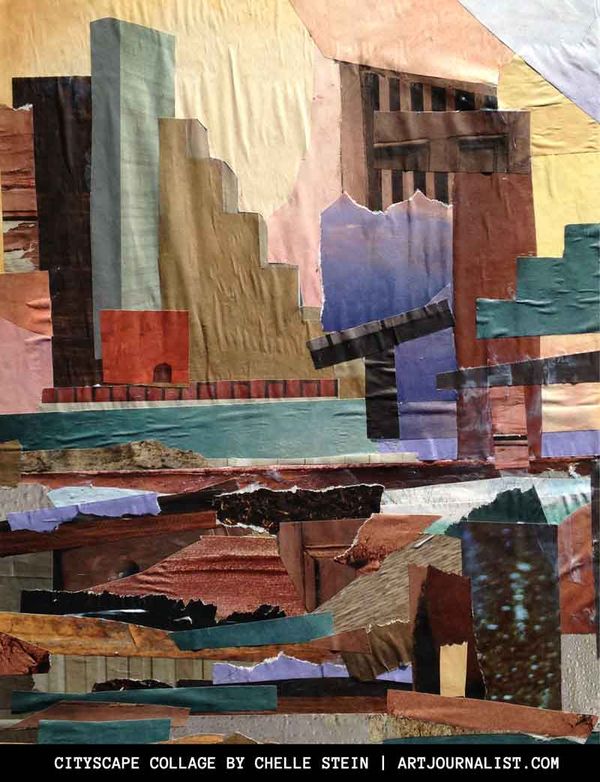 cityscape collage