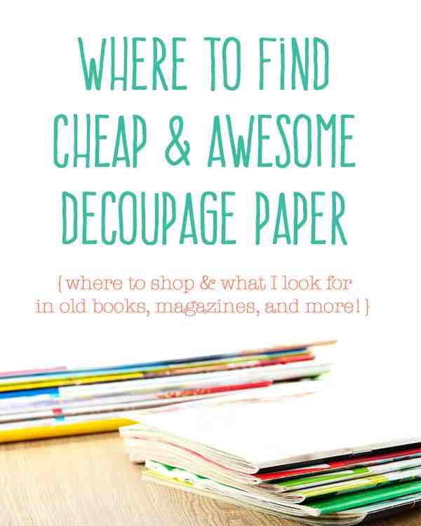 decoupage paper