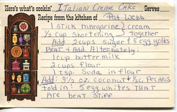italian creme cake