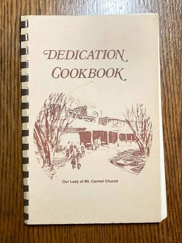our lady of mt carmel dedication cookbook