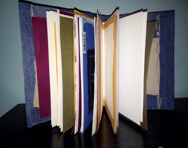 Recycled Blue Jean Journal