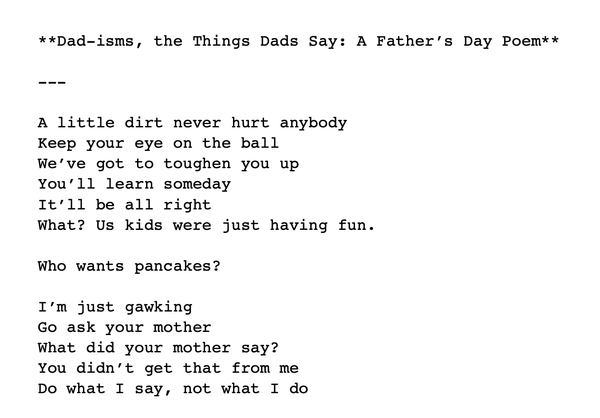 Dadisms: The Things Dads Say