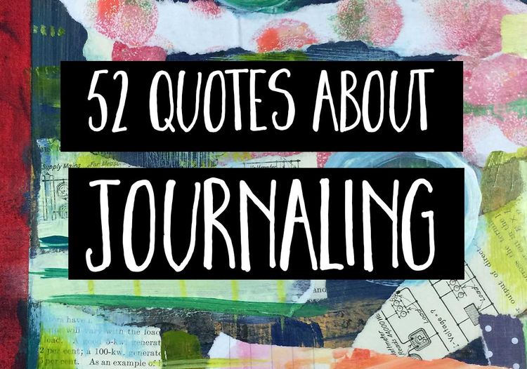 52 quotes about journaling cover image