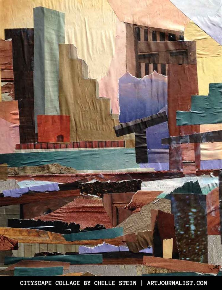 cityscape collage