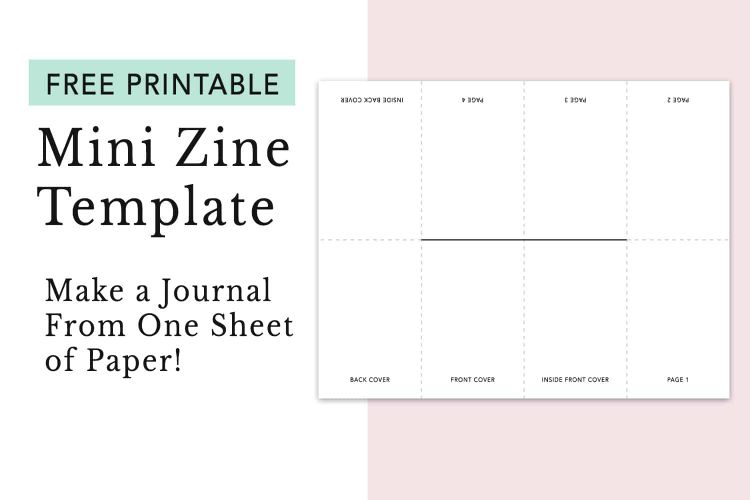 Free Mini Zine Template